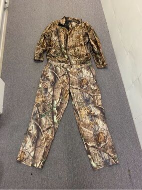 Two piece camouflage hunting set - pants and jacket LL Bean and Field & Stream